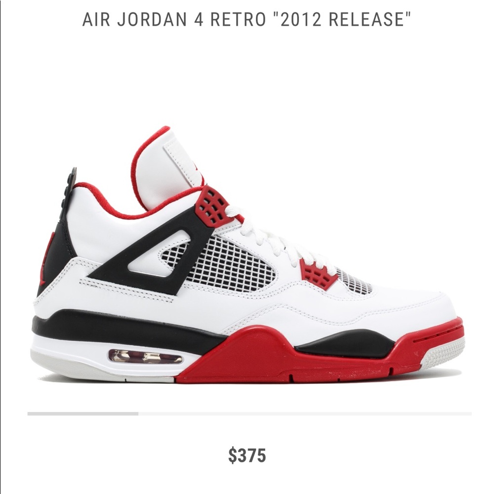 Jordan 4 retro 2012 release